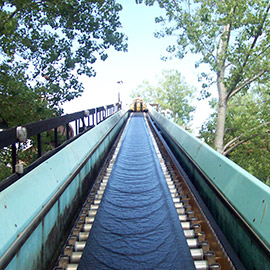 Conveyor belts for amusement park and rides